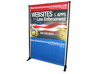 Most Wanted Government Websites - Fabric Back Wall Exhibit