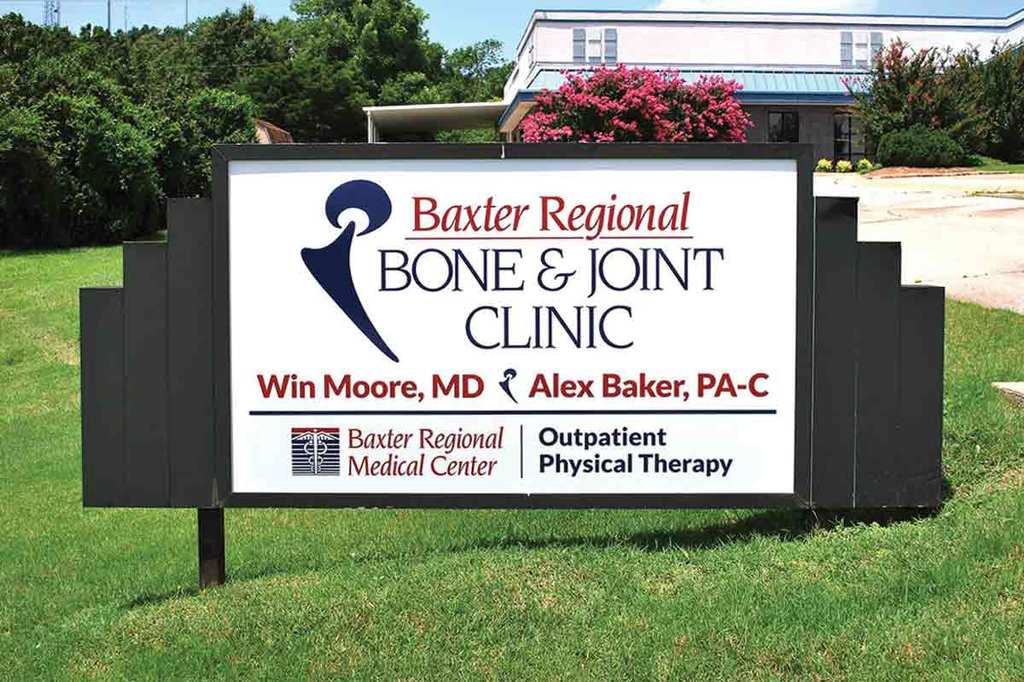 Win Moore, MD - Exterior Sign