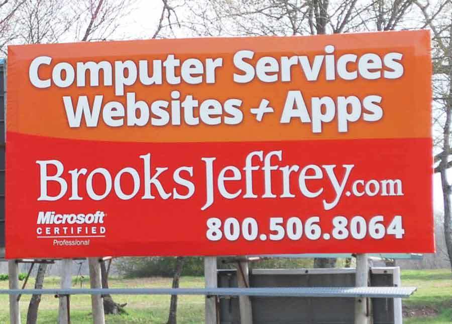Brooks Jeffrey Marketing & Computer Services - Billboard