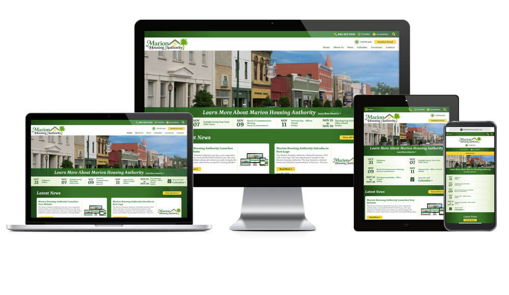 Marion Housing Authority, South Carolina - Responsive Website