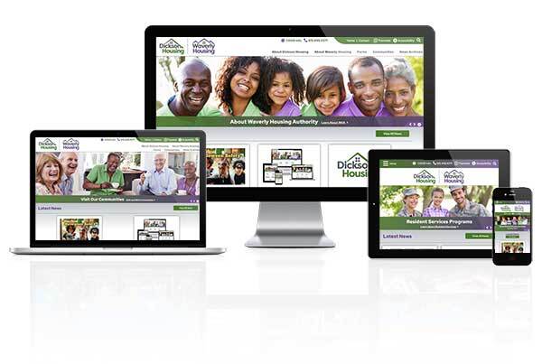 Dickson Housing Authority, Tennessee - Responsive Website