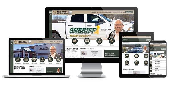 Sharp County Sheriff's Office, Arkansas - Responsive Website