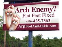 Arp Foot & Ankle Clinic, PA - Billboard