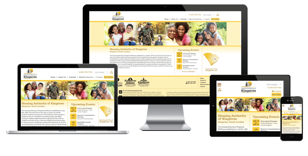 Kingstree Housing Authority, South Carolina - Responsive Website