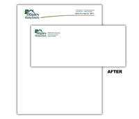 Ripley Housing Authority - Digital Stationery – Before & After Example