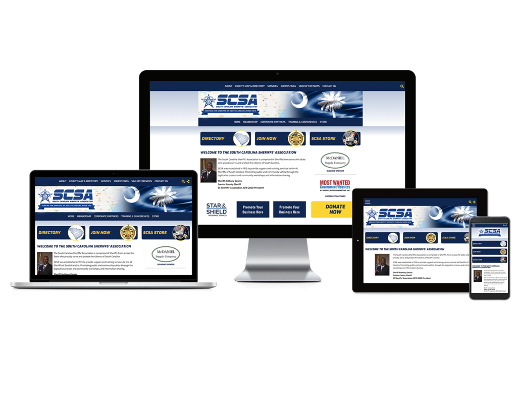 South Carolina Sheriffs' Association - Responsive Website