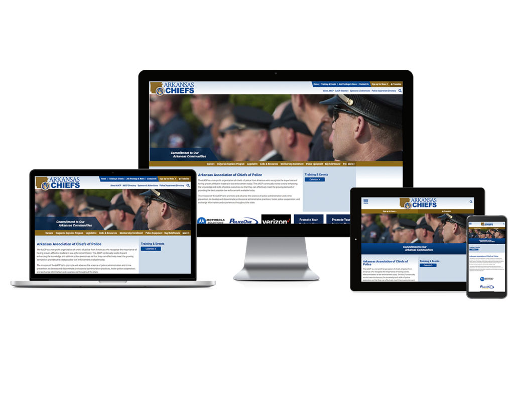 Arkansas Association of Chiefs of Police - Responsive Website