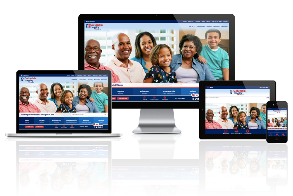 Columbia Housing, South Carolina - Responsive Website