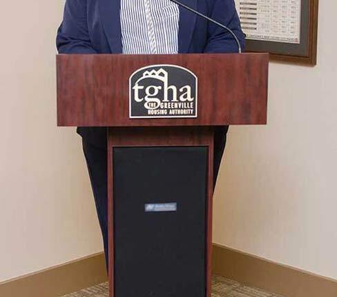 The Greenville Housing Authority - Logo Branded Podium