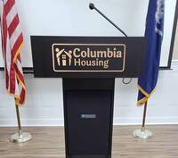 Columbia Housing Authority - Logo Branded Podium