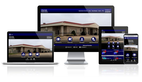 Saline County Sheriff's Office, Missouri - Responsive Website