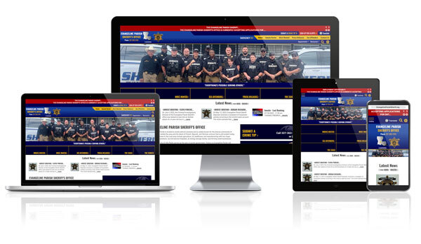 Evangeline Parish Sheriff's Office, Louisiana - Responsive Website