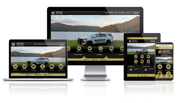 Jackson County Sheriff's Office, Alabama - Responsive Website