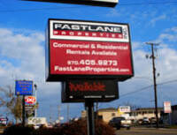 Fastlane Properties Inc. - Premise Sign