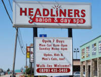 Headliners Salon & Day Spa - Premise Sign