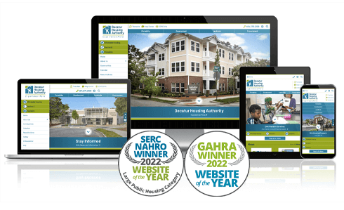 Decaturn housing Authority responsive website design layouts